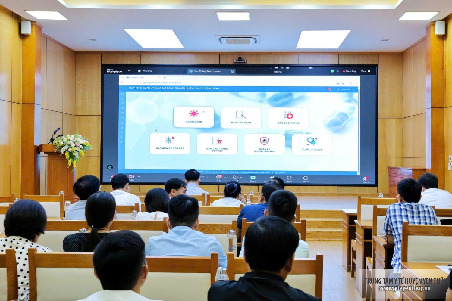 Hội thảo trực tuyến phổ biến triển khai chính thức phiên bản nâng cấp của “Hệ thống quản lý giám sát bệnh truyền nhiễm – Thông tư số 54/2015/TT-BYT”