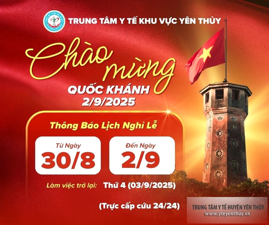 THÔNG BÁO LỊCH NGHỈ LỄ QUỐC KHÁNH 02/9/2025