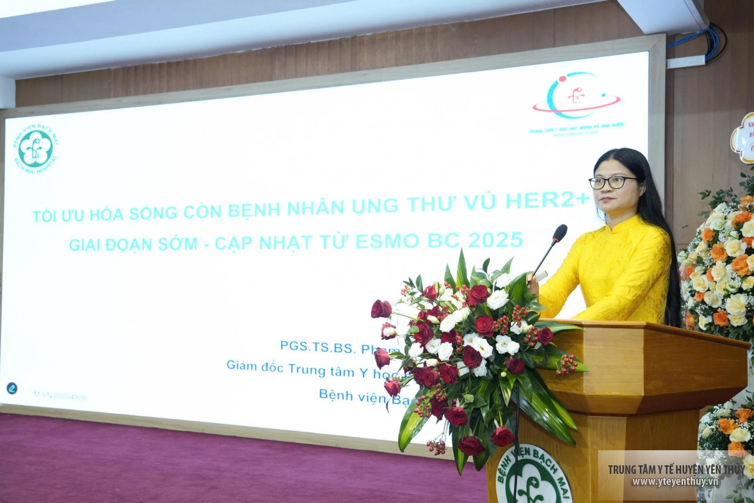PGS.TS. Phạm Cẩm Phương, Giám đốc Trung tâm Y học hạt nhân và Ung bướu, Bệnh viện Bạch Mai